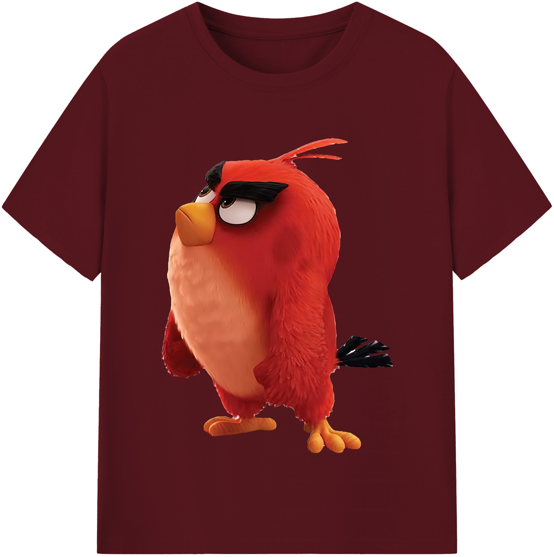 （画像用） Angry Birds アングリーバード 綿100％半袖Tシャツ（フロントプリント）